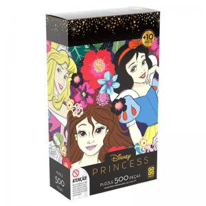 Quebra Cabeça Puzzle Disney Princess com 500 Peças - Grow