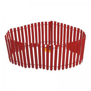 Cerca de Madeira Mini para Decoração Vermelho 89X16Cm - Fartex