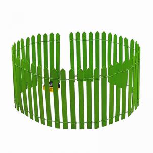 Cerca de Madeira Mini para Decoração Verde 89X16Cm - Fartex