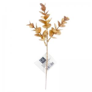 Enfeite Natal Pick Eucalipto Dourado 24Cm - Grillo