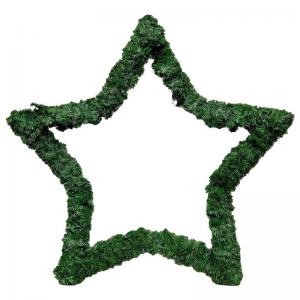 Guirlanda Aramado Estrela Verde Musgo 120Cm 776 Pontas