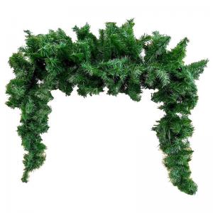 Festão Aramado Verde Musgo Oblong 200Cm 300 Pontas Decoração Natalina