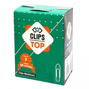 Clips Aço Galvanizado N°2 com 900 Unidades - Clips Top