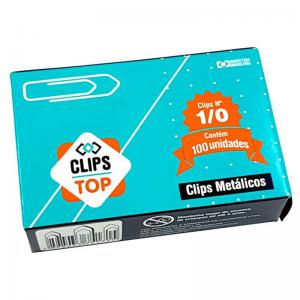 Clips Aço Galvanizado 1/0 com 100 Unidades - Clips Top