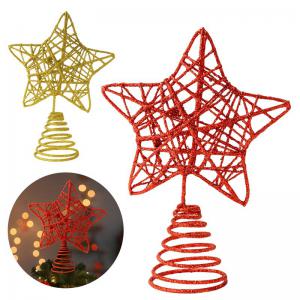 Enfeite Natal Ponteira Estrela Aramada Sortidas - Multiart