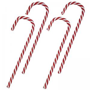 Enfeite Natal Bengala 23 Cm com 4 Unidades