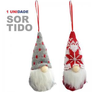 Enfeite Natal Duende para Pendurar 15Cm - Iracema