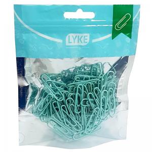 Clips 33Mm Verde Tom Pastel com 100 Unidades - Lyke
