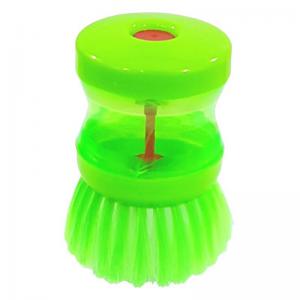 Escova Multiuso Plástica com Dispenser Porta Detergente para Limpeza Pesada Cozinha