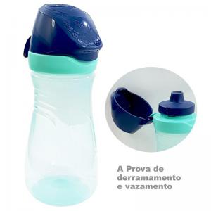 Garrafa Plastica Picnik Azul com Verde 430Ml - Maped