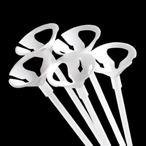 Vareta Branca com Adpatador para Balao 30Cm C/10