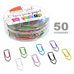 Clips Coloridos 2/0 Brw Soul Pote 50 Unidades