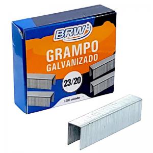 Grampo Galvanizado 23/20 Brw Caixa 1000 Unidades