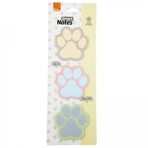 Bloco Recado Post-It Patinhas Pet 75 Folhas