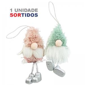 Enfeite Natal Kringle Sortidos 12Cm - Cromus