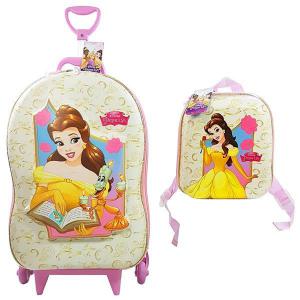 Mochila com Rodinha Princesa Bela com Lancheira - Diplomata