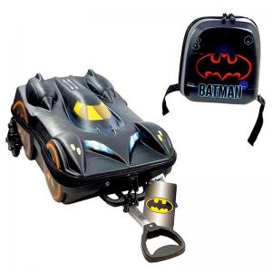 Mochila com Rodinha Batman Beware com Lancheira - Diplomata
