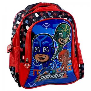 Mochila Escolar Infantil Super Kids 30X26X12Cm - Vozz
