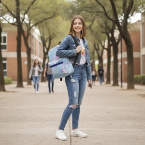 Mochila Escolar Juvenil Capricho X4 Holograma