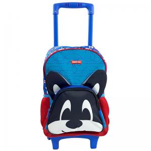 Mochila Escolar Infantil C/ Rodinha Kids Dog Md. Color