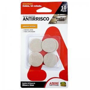 Protetor Multiuso Circular Antirrisco Feltro 30Mmx3Mm - Adere