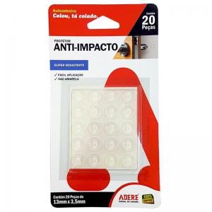 Protetor Multiuso Anti-Impacto Circular Autoadesivo 13Mmx3,5Mm - Adere