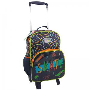 Mochila com Rodinha Container Kids Skate Grande 48X30X14Cm - Dmw