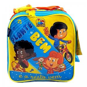 Lancheira Escolar Infantil Soft 3 Palavrinhas Azul - Dermiwil