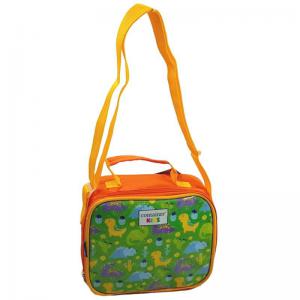 Lancheira Escolar Infantil Soft Container Kids Dino Laranja - Dermiwil