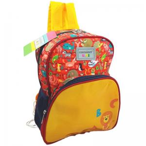Mochila Escolar Infantil Container Kids Abc Bichos Média 32X24X10Cm  -Dermiwil