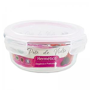 Tigela Hermética Vidro Transparente 650Ml Multiuso