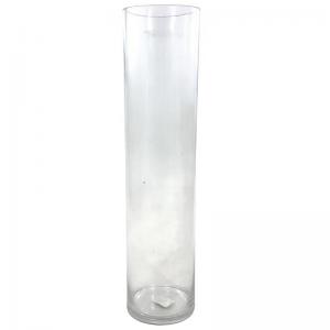 Vaso Tubular Vidro Transparente 50X12Cm Decorativo