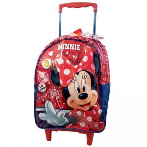 Mochila com Rodinha Infantil Minnie N16 X1 50X30X14Cm Grande - Xeryus