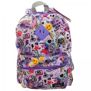 Mochila Escolar Feminina Sortidas N17 40X30X12Cm Grande - Seanite
