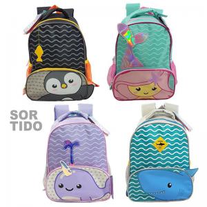 Mochila Escolar Infantil Zoop Sortidos N13 Pequena 34X24X12Cm - Seanite