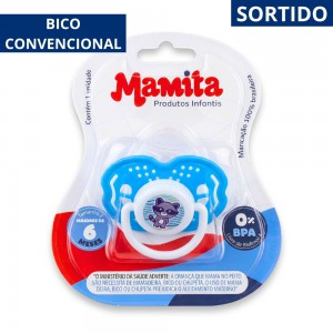 Chupeta Convencional N2 Bolinha Europa Baby Sortidos de 2 a 6 Meses- Mamita