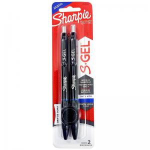 Caneta Retratil S Gel 1.0Mm Azul com 2 - Sharpie