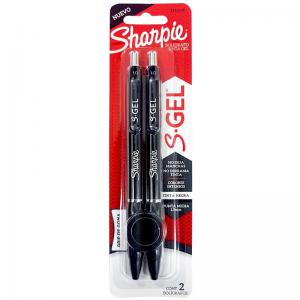 Caneta Retratil S Gel 1.0Mm Preto com 2 - Sharpie
