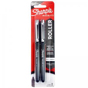 Caneta Roller 0.5Mm Preto com 2 Unidades - Sharpie