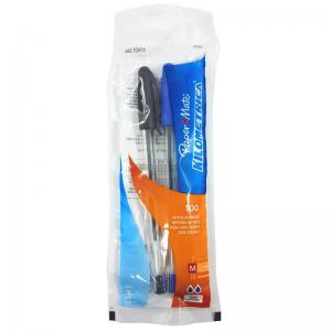 Caneta Boligrafo Kilometrica 100 1.0 Paper Mate com 3 Cores Azul/Pt - Papermate