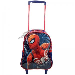 Mochila com Rodinha Infantil Marvel Spider-Man N14 46X28X14Cm - Xeryus