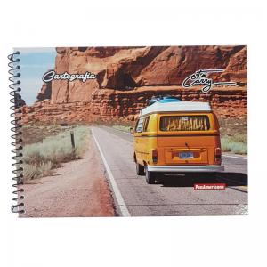 Caderno Desenho 60 Folhas Capa Dura Mercenary Masculino Unidade - Panamericana