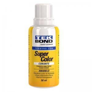 Corante Líquido Amarelo Super Color 50Ml Bisnaga