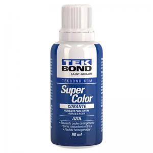 Corante Líquido Azul Super Color 50Ml Tekbond
