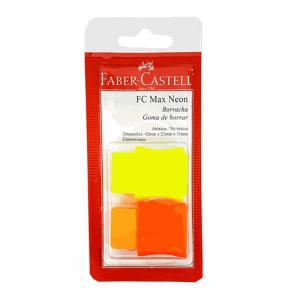 Borracha Escolar Faber Neon Max Colorida Pt/24
