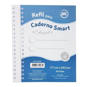 Refil Caderno Smart Colegial Dac 48 Folhas 177X240Mm