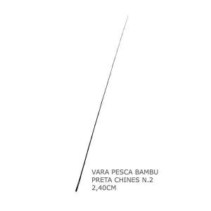 Vara de Pesca em Bambu Chinês N.2 2,40M Unidade Alta Durabilidade