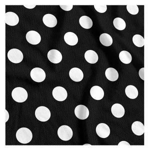 Tnt Estampado Poa Chapado Branco/Preto 40G 1Mx1,40Mt - Supper