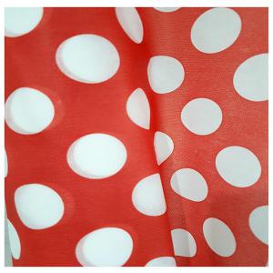 Tnt Estampado Poa Chapado Branco e Vermelho 40G 1Mx1,40Mt - Supper