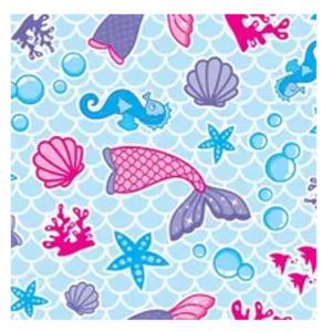 Tnt Estampado Sereia Colorido 40G 1Mx1,40Mt - Supper